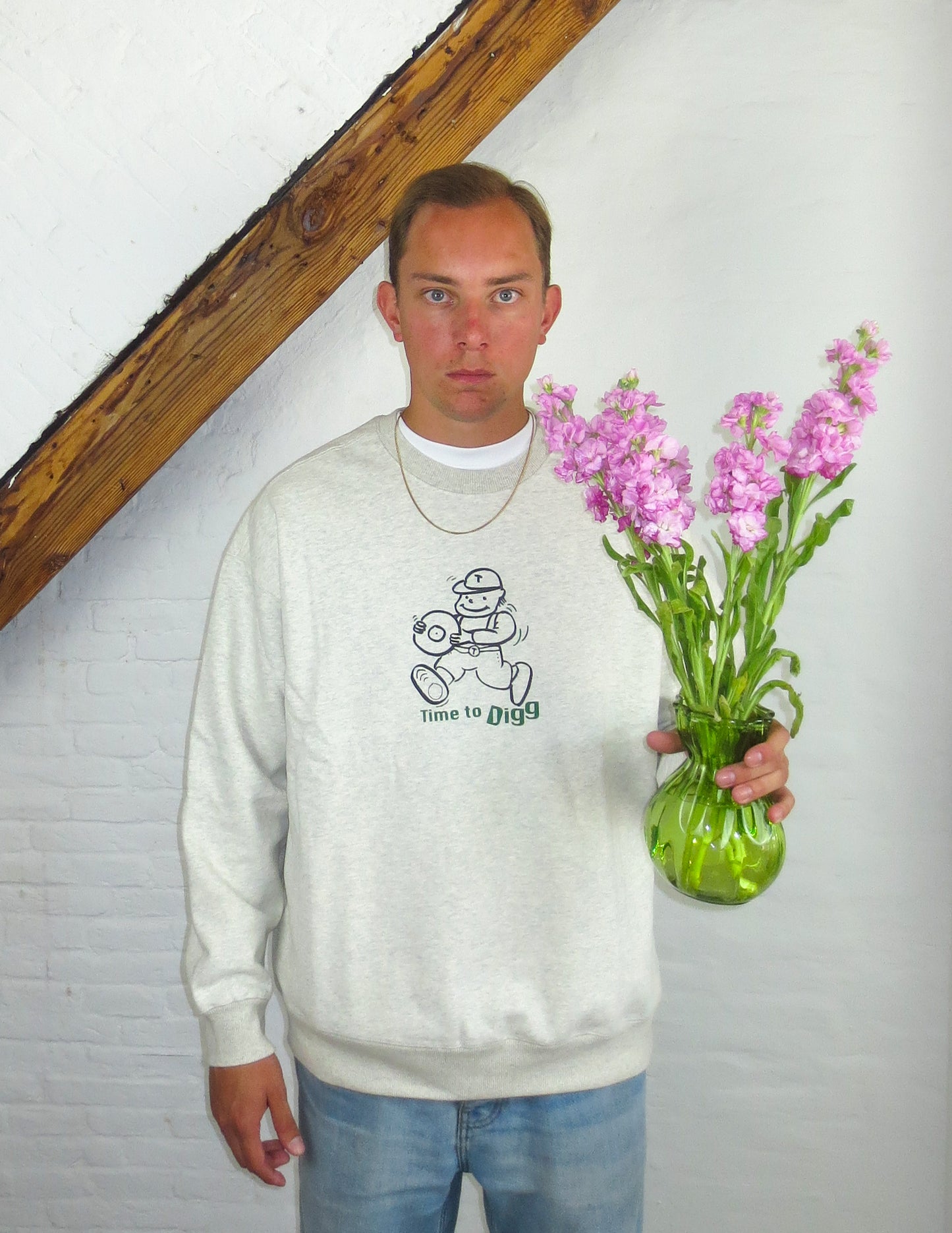 Time To Digg Crewneck